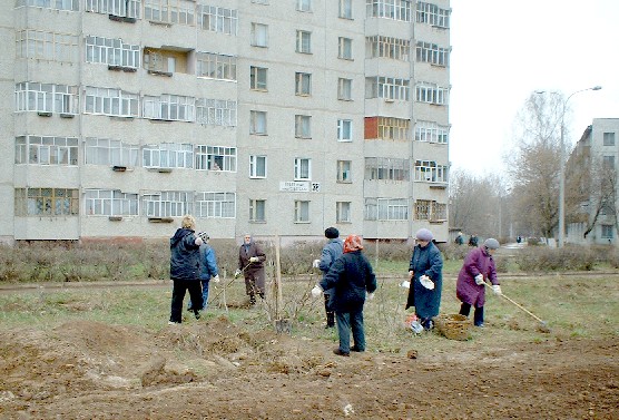 Сегодня ТОС «Возрождение» провел субботник